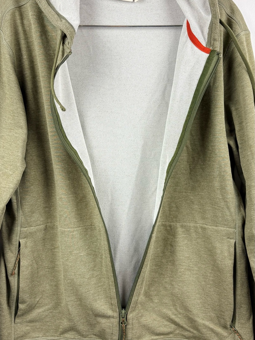 Fjällräven Men's High Coast Lite Full Zip Hoodie Lightweight Packable Green Sz M - Picture 13 of 16